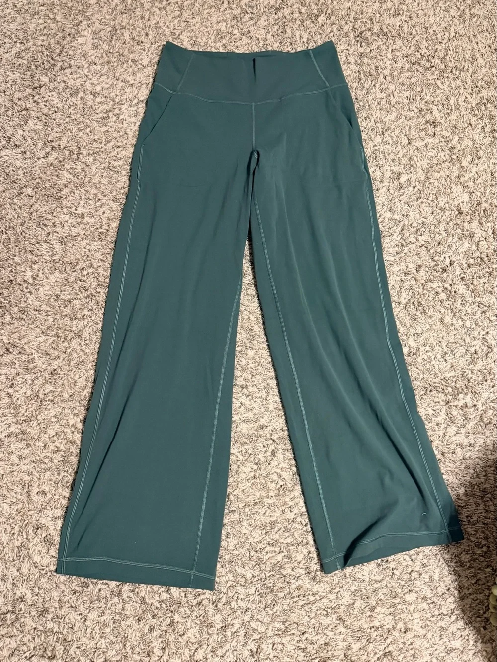 Lululemon Wide Leg Sage Green Leggings